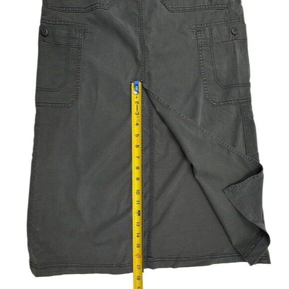 NWT American Eagle Y2K Vibe Lyocell Cargo Maxi Skirt Gorpcore Utility Gray 2 - Picture 16 of 16